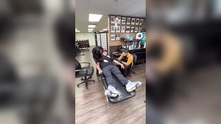 Couple getting Ink done wants a Threesome with the Tattoo Artist