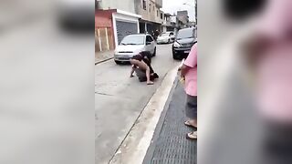 MAN gets his Ass KICKED by TRANSGENDER SEX WORKER