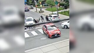 Teenaged Girl Runs Over Two Cops in a Stolen Car