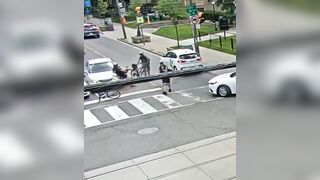 Teenaged Girl Runs Over Two Cops in a Stolen Car
