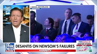 Gov. Ron DeSantis PUMMELS Gavin Newsom as a traitor to America