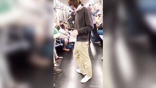 Annoying Woman on the Subway loses her Chipotle
