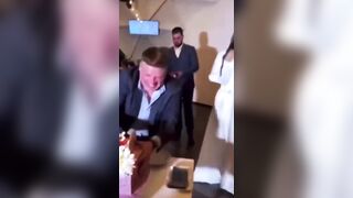 Justified? Groom punches his best man after he destroys their wedding cake