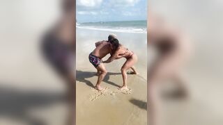 Bikini Girl Attacked at Beach Shows off her Brazilian JiuJitsu Skills Steroid Head