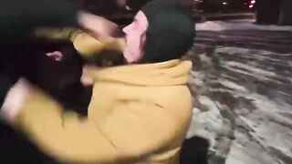 Kick Streamer Waxiest ATTACKED at the Minneapolis anti-ICE protest (another angle)