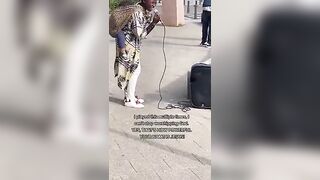 Simply speechless! Homeless with Voice from God sings Praise to Jesus
