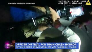 WTF? Handcuffed in Police Cruiser Parked on Train Tracks is Hit and Killed by Train