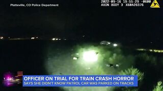 WTF? Handcuffed in Police Cruiser Parked on Train Tracks is Hit and Killed by Train