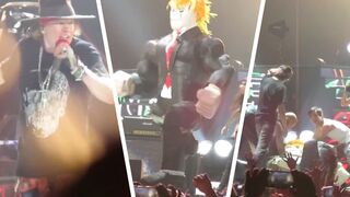 Guns N' Roses concert turned into an anti-Trump concert