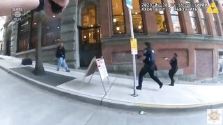 Police Officer Shoots Knife-Wielding Stabbing Suspect in Downtown Seattle