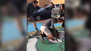 Fight goes Terribly Wrong for the Loser of this One