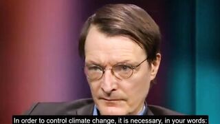 Scary German 'Health Minister' & Climate Cultist Says "World Needs Lockdowns"