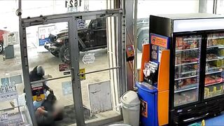 That's Rough Man Robbed at a Gas Station Shortly After Leaving a Bank in Texas.