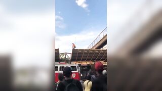 Fire Fighters Try to Rescue Drugged up Guy When He Decides to do This.