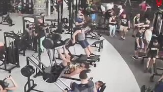 Attack of the Gym Equipment , Dude Paralyzed by Hack Squat Machine