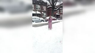 Imagine Being Stuck Living Next to A Snow Karen