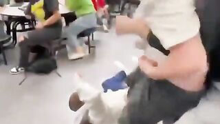 Kid Body Slams his Bully....Loser can barely walk