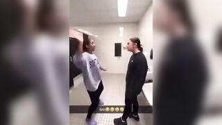 Bully gets What She Deserves All Over the Bathroom