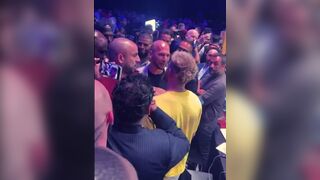 Jake Paul and Andrew Tate have to be separated at Boxing Event