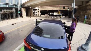 Black Couple turn Racist Very Quickly over a Bike Lane
