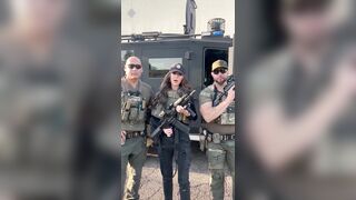 Kristi Noem is absolutely getting DRAGGED for this video where she points her rifle d