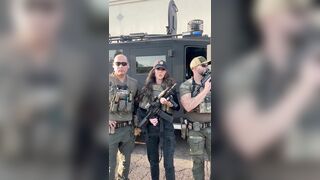 Kristi Noem is absolutely getting DRAGGED for this video where she points her rifle d