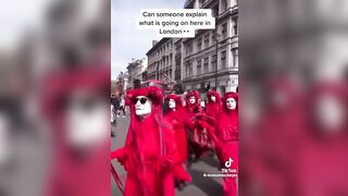 What's going on here? Satanic Parade in the Middle of London