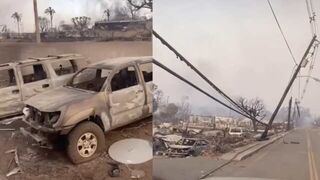 Aftermath of the Hawaiian Fires is like a Warzone Video from the Apocalypse