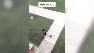 Girl caught Cheating with 2 Guys Smashes her head on wall