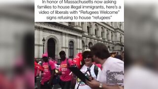 Guy Exposes the Absolute Hypocrisy of Liberal Protestors.