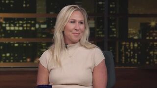 MTG visibly recoils the moment Bill Maher calls her “Liz Cheney 2.0.”