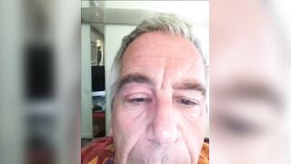 strange video of Jeffrey Epstein taking selfie of himself with a busted lip