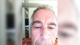 strange video of Jeffrey Epstein taking selfie of himself with a busted lip