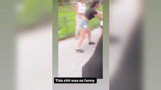 Black Girl gets Bad Beating from White Girl Gang