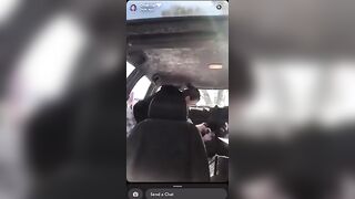 Uber Driver Beats her Passenger for Talking to her Boyfriend