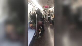 Pretty Black Girl gets the Sh*t Slapped out of her on Subway