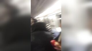 Pretty Black Girl gets the Sh*t Slapped out of her on Subway