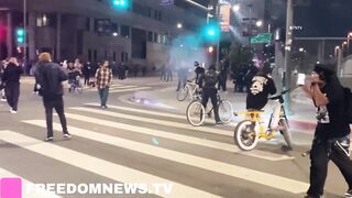 LAPD are DONE playing games, they went HARD against leftist anti-ICE rioters and made