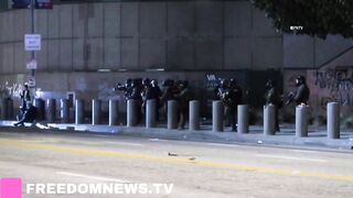LAPD are DONE playing games, they went HARD against leftist anti-ICE rioters and made