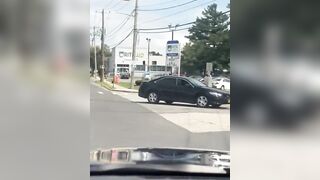 Police SUV Takes Down Armed Woman In North Bellmore Intersection