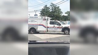 Police SUV Takes Down Armed Woman In North Bellmore Intersection