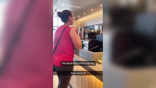 Woman has some Kind of Breakdown ordering Coffee in a Starbucks...