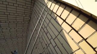 Parkour runner Misses his jump and falls off a High Rise Rooftop...
