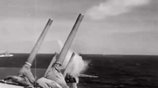 Wild footage of Japanese planes being shot down over the Pacific during World War II