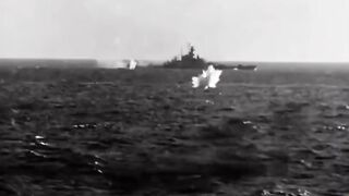 Wild footage of Japanese planes being shot down over the Pacific during World War II