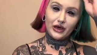 The woman who tattooed her eyeballs black, cannot understand why she can’t find a job