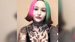 The woman who tattooed her eyeballs black, cannot understand why she can’t find a job