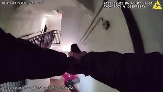 Man arrested after ‘mule-kicking' apartment door in Hollywood