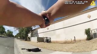 A Masked 15 Year Old Gets Shot By An Officer For Having A BB-Gun