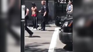 Flexing in public, what could go wrong?